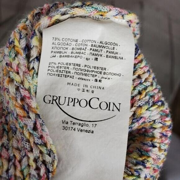 Baby Angel Womens Crewneck Multicolor Tunic Sweater Knit Pullover Size S - Picture 6 of 8